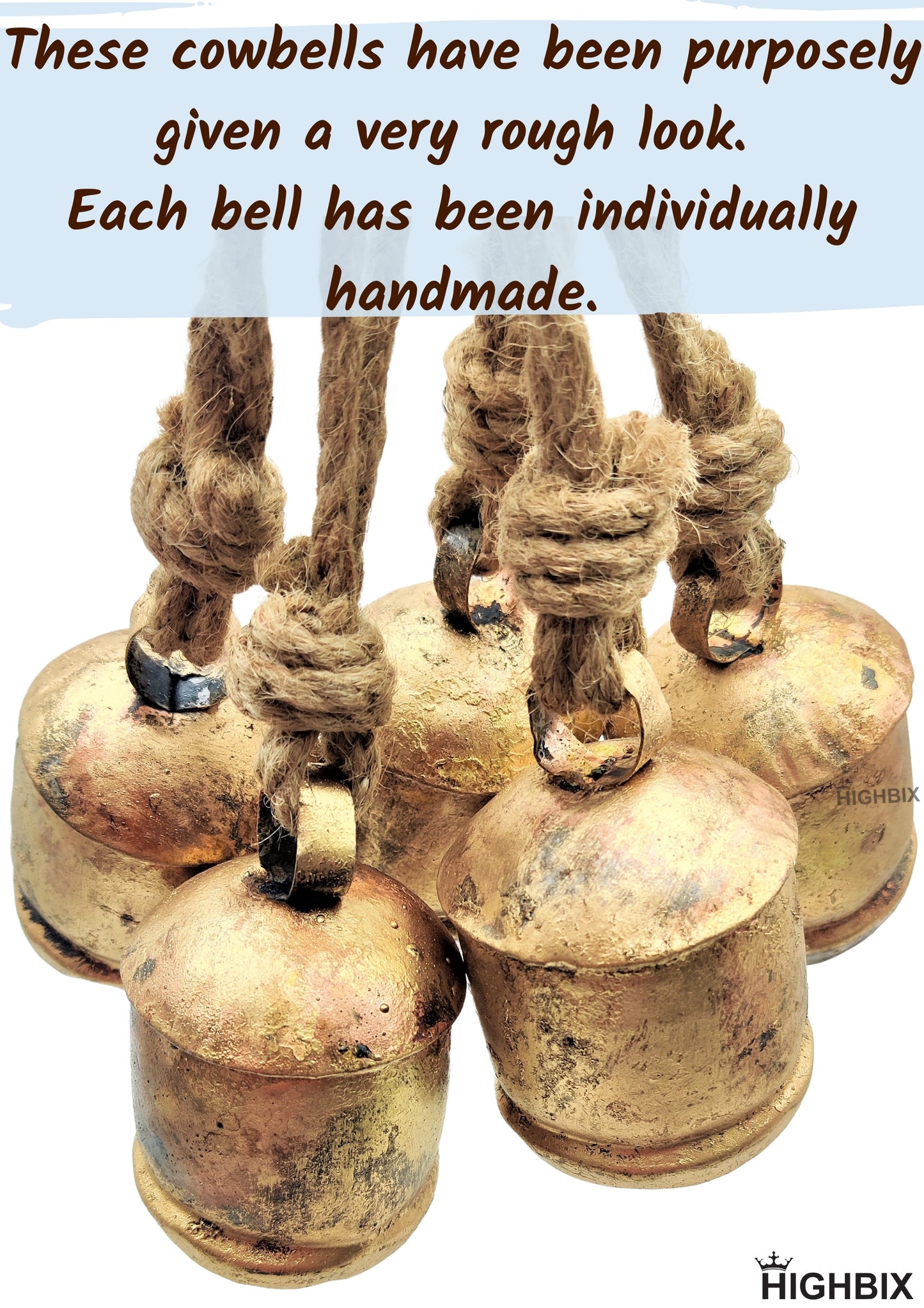 Country Rustic Harmony Cow Bells